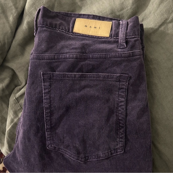 Men's MNMI B428 Purple Corduroy Pants - Picture 2 of 7